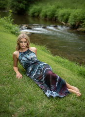 Rayon Maxi Dress Small Clearance