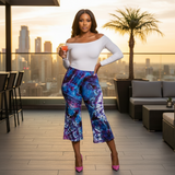 Rayon Palazzo Capris X-large