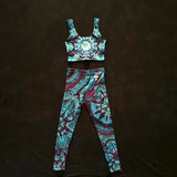 Crop Top Legging Set - Small Clearance